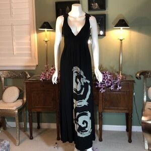𝅺guc-pretty good intricate lace/Print Maxi Dress SM